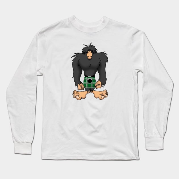 The Big Grey Man Long Sleeve T-Shirt by Wickedcartoons